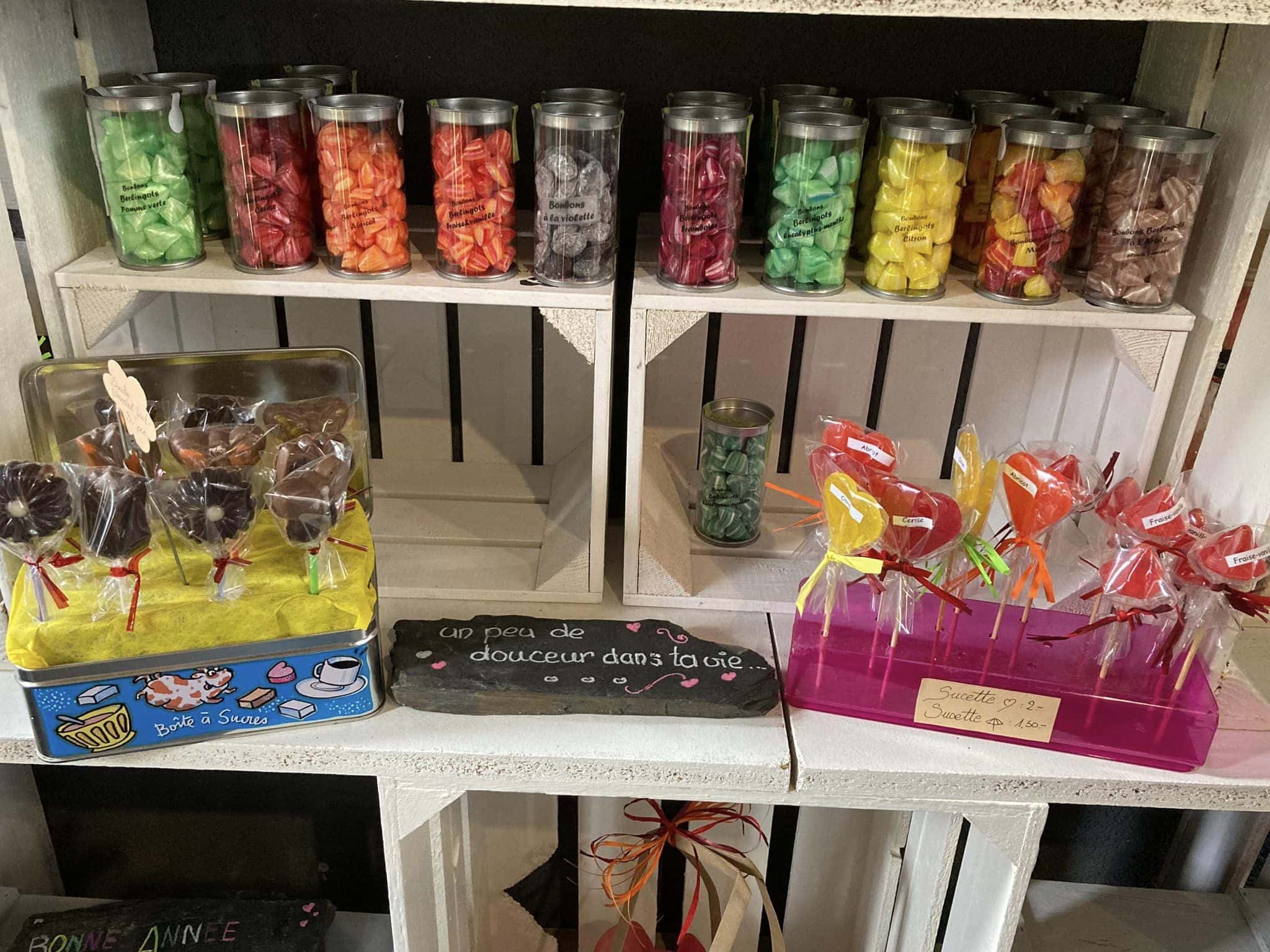 Bonbons, Berlingots et Sucettes