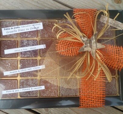 Boîte cadeau de pâte de fruits 400 gr