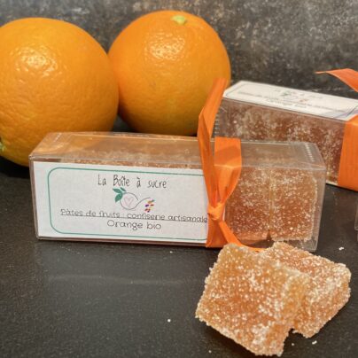 Pâte de fruit à l'orange (bio)