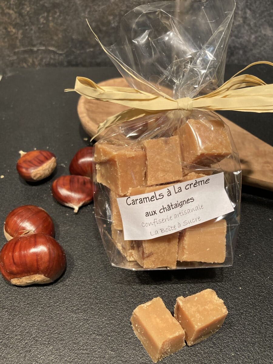 Caramels aux châtaignes - sachet de 100 gr