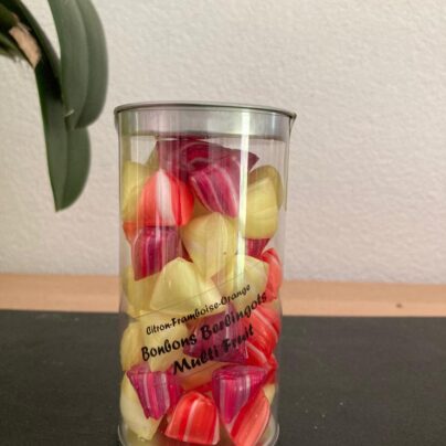 Boîte de bonbons berlingots multi fruits
