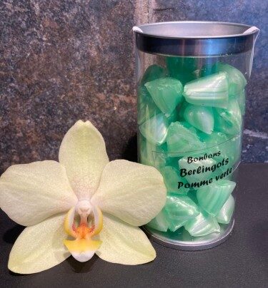 Bonbons berlingots à la pomme verte