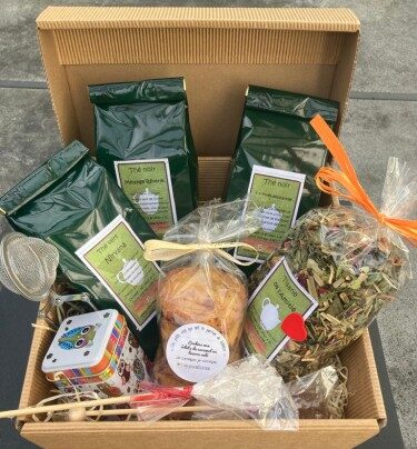 Boîte cadeau autour du thé
