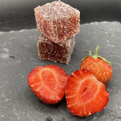 Pâtes de fruits aux fraises